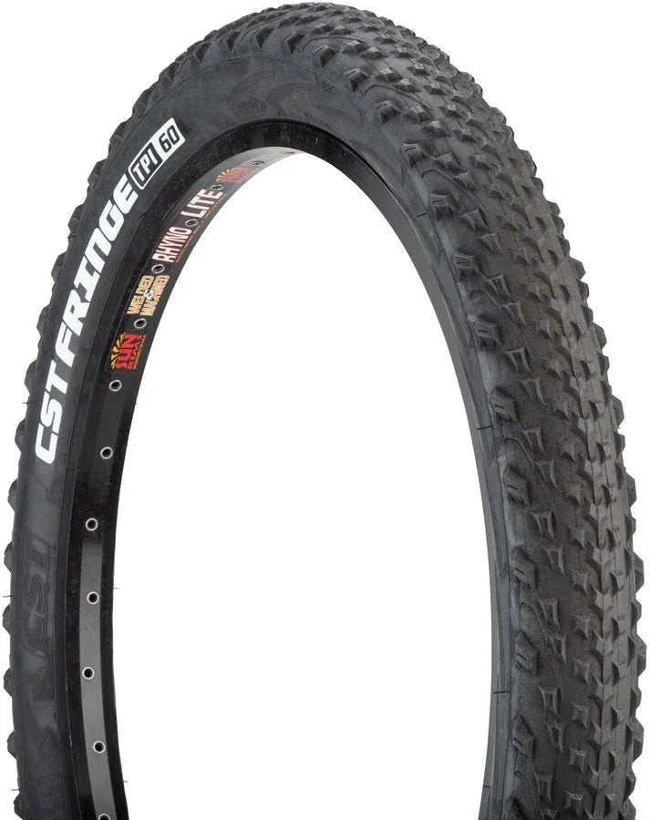 CST  Fringe Tire - 20 x 2.8, Clincher, Wire, Black