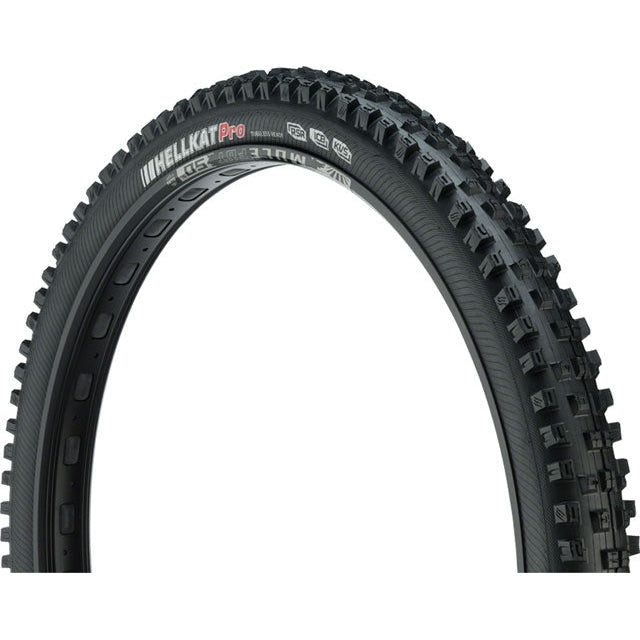 Kenda Hellkat Mountain/Downhill Bike Tire - 27.5 x 2.6, Tubeless, Folding, Black, 60tpi, AEC - Tires - Bicycle Warehouse