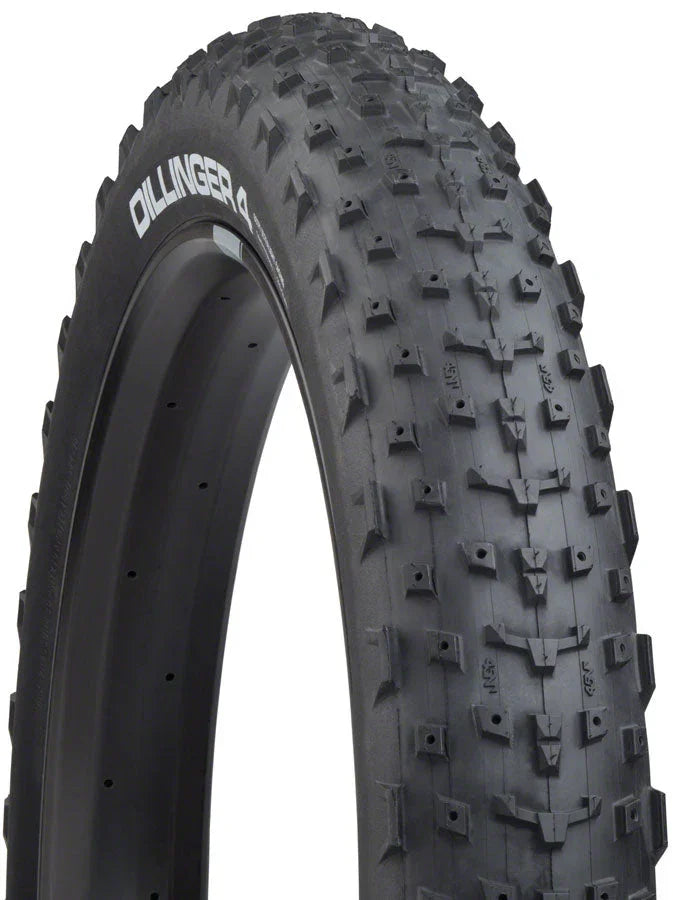 45NRTH  Dillinger 4 Tire - 27.5 x 4, Tubeless, Folding, Black, 60tpi, Studdable