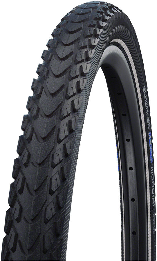 Schwalbe  Marathon Mondial Tire - 28 x 2, Clincher, Folding, Black, DoubleDefense, TravelStar