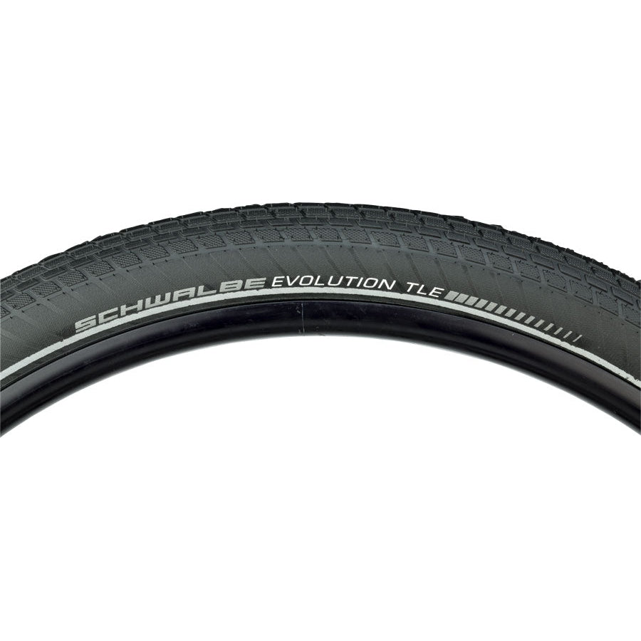 Schwalbe  Marathon Almotion Tire - 700 x 38, Clincher, Folding, Black/Reflective, Evolution Line, V-Guard
