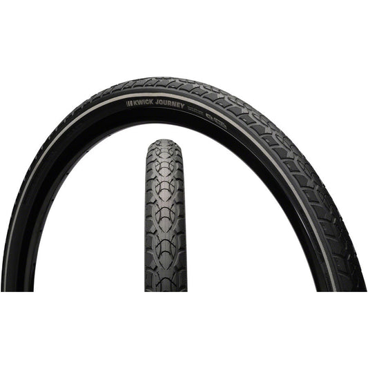 Kenda  Kwick Journey Tire - 26 x 2, Clincher, Wire, Black/Reflective, 60tpi, KS