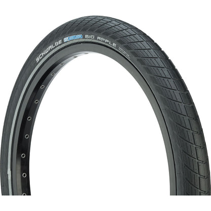 Schwalbe  Big Apple Tire - 700 x 50, Clincher, Wire, Black/Reflective, Performance, Endurance, RaceGuard