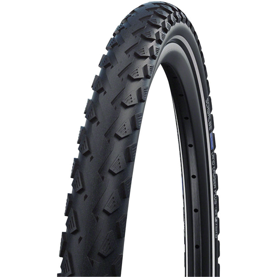 Schwalbe  Land Cruiser Plus Tire - 28 x 2.15, Clincher, Wire, Black, PunctureGuard, SBC