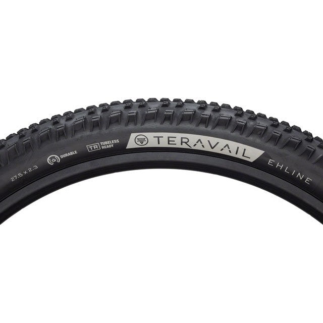 Teravail Ehline Mountain Bike Tire - 27.5 x 2.3, Tubeless, Folding, Black, Durable, Fast Compound - Tires - Bicycle Warehouse