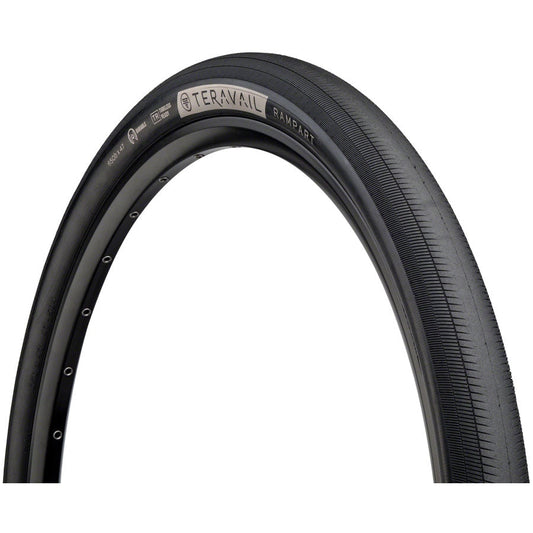 Teravail  Rampart Tire - 650 x 47, Tubeless, Folding, Black, Light and Supple, Fast Compound