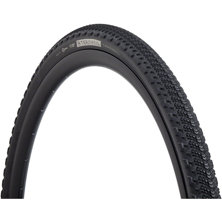 Teravail  Cannonball Tire - 650 x 40, Tubeless, Folding, Black, Durable, Fast Compound