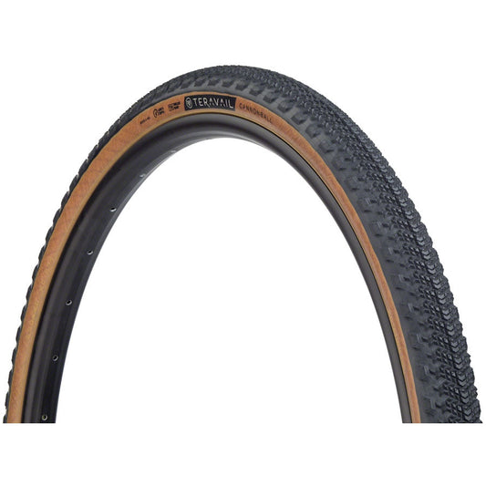 Teravail  Cannonball Tire - 650 x 40, Tubeless, Folding, Tan, Durable, Fast Compound