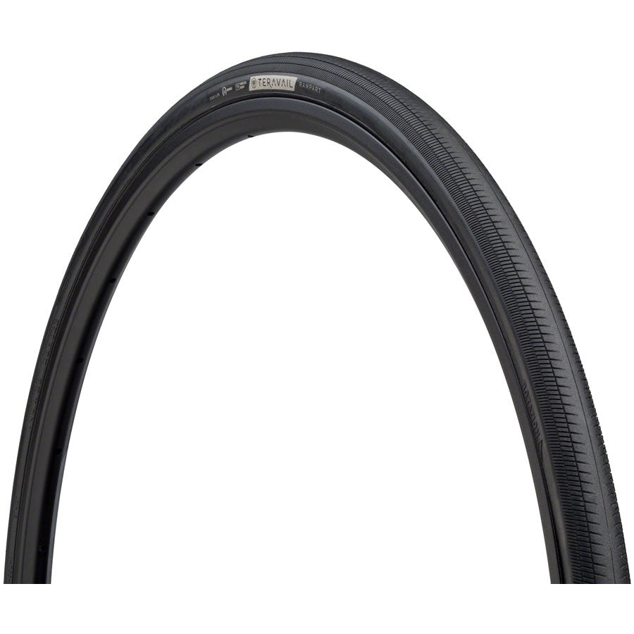 Teravail  Rampart Tire - 700 x 28, Tubeless, Folding, Black, Light and Supple, Fast Compound