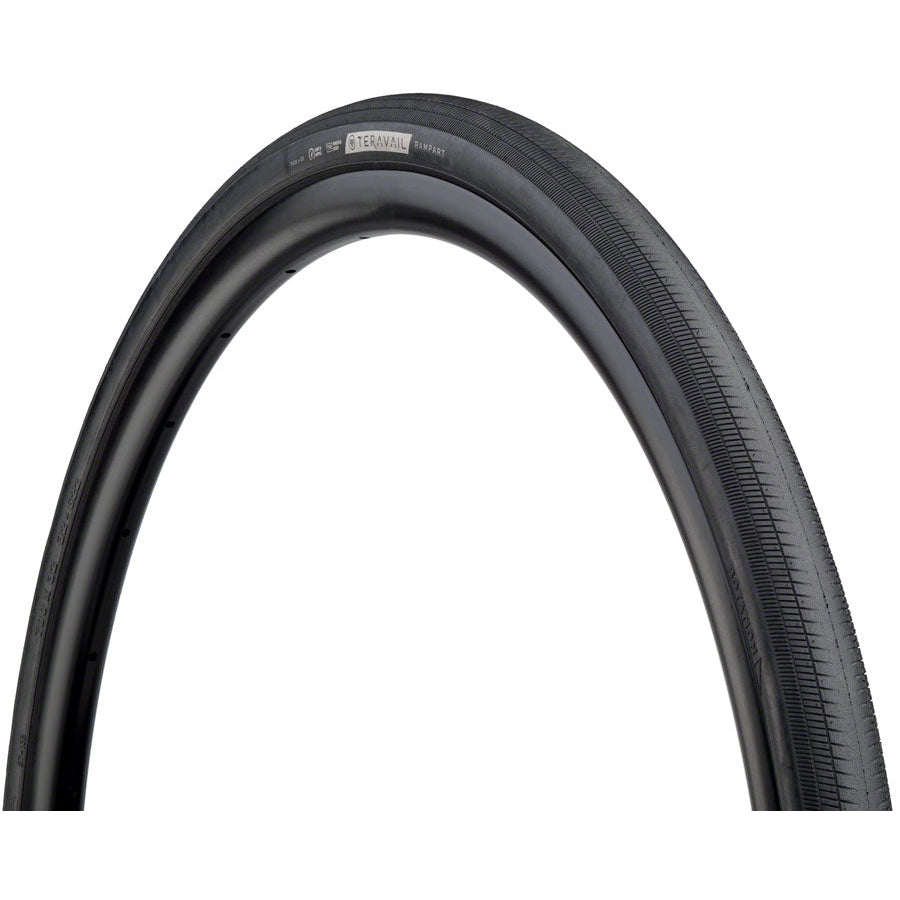 Teravail  Rampart Tire - 700 x 32, Tubeless, Folding, Black, Light and Supple, Fast Compound