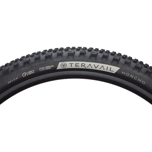 Teravail Honcho Mountain Bike Tire - 29 x 2.4, Tubeless, Folding, Light and Supple, Grip Compound - Tires - Bicycle Warehouse