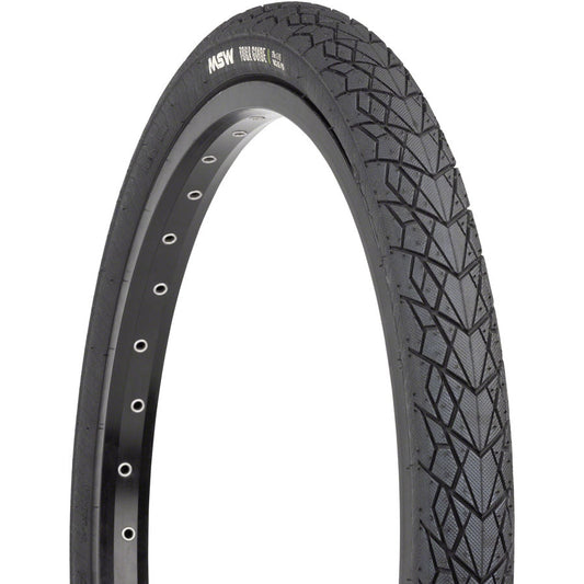 MSW  Tour Guide Tire - 20 x 1.75, Black, Folding Wire Bead, 33tpi