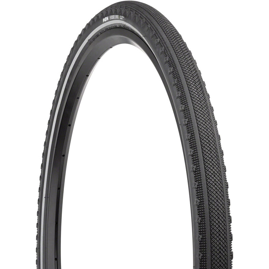 MSW  Efficiency Expert Tire - 29 x 1.75 (700 x 45), Black, Folding Wire Bead, Puncture Protection, Reflective Sidewalls, 33tpi