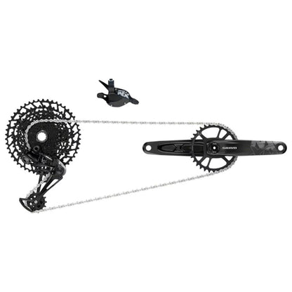 SRAM NX Eagle Groupset: 175mm 32 Tooth DUB Crank, Rear Derailleur, 11-50 12-Speed Cassette, Trigger Shifter, and Chain - Groupsets - Bicycle Warehouse