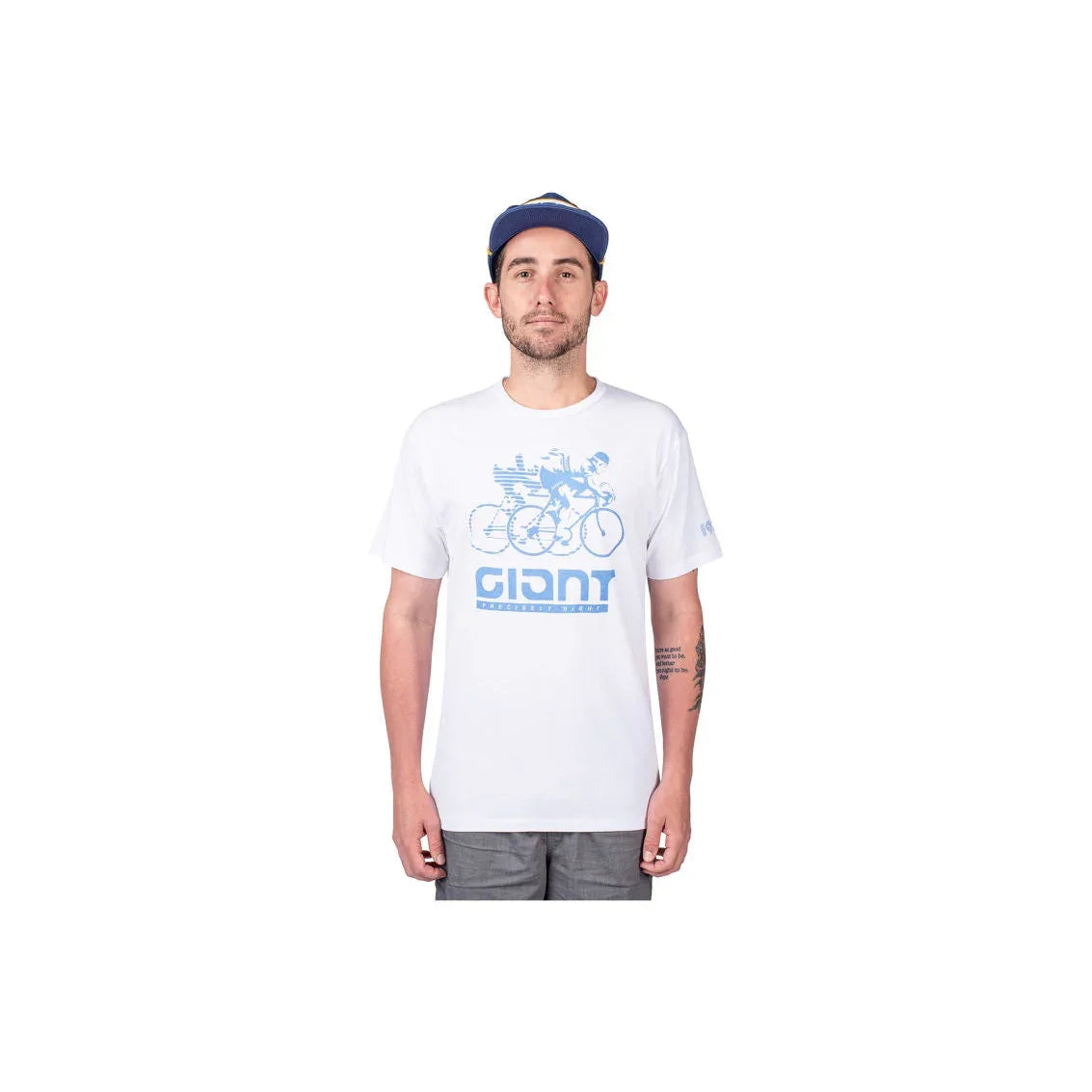 giant bicycle shirt Giant Vintage Precisely Right Bike Tee White / Medium