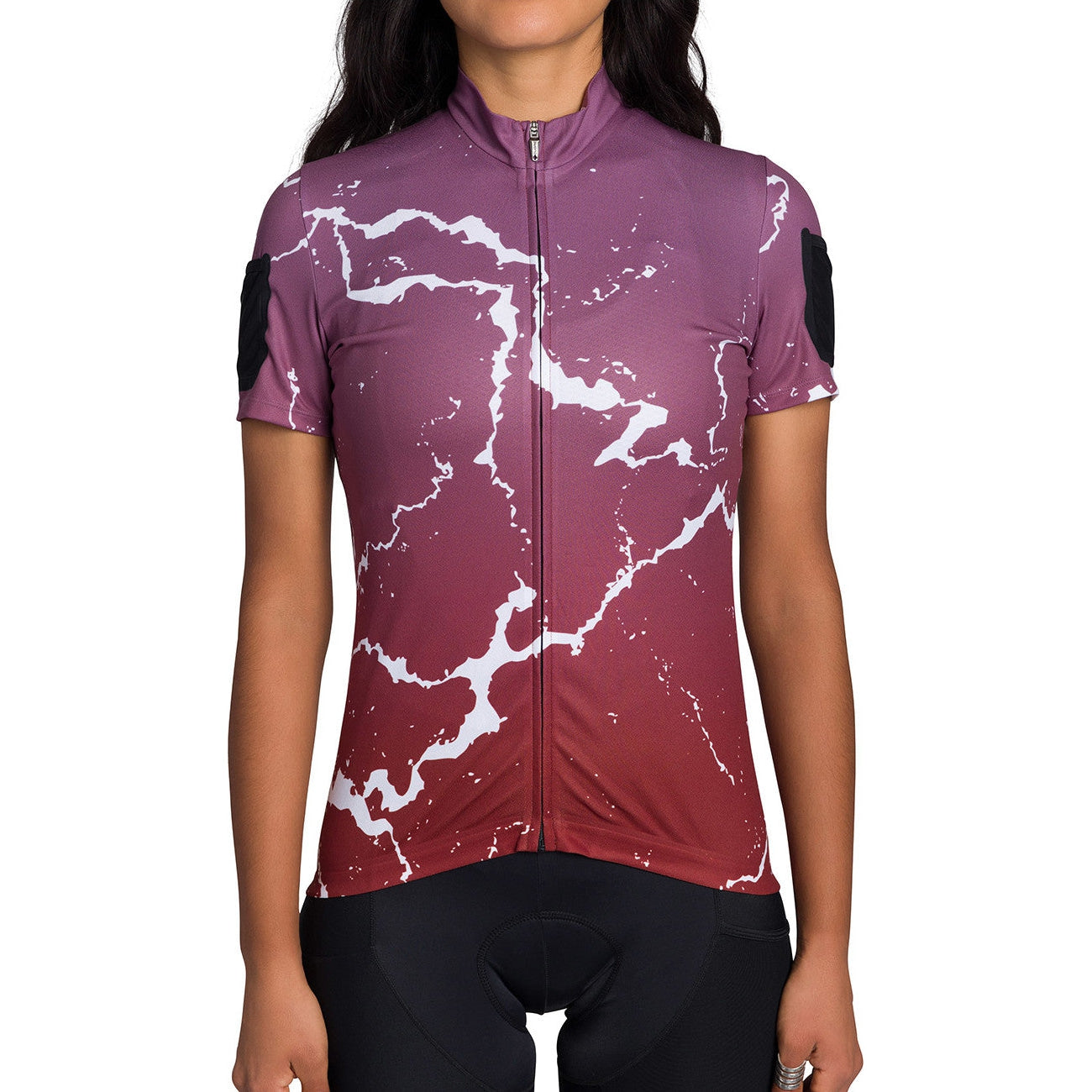Liv Working Title Women's Road Bike Jersey - Purple - Jerseys - Bicycle Warehouse