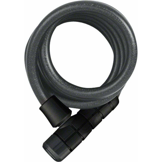 Abus ABUS Booster 6512 Keyed Coiled Bike Cable Lock: 180cm x 12mm With Mount, Black