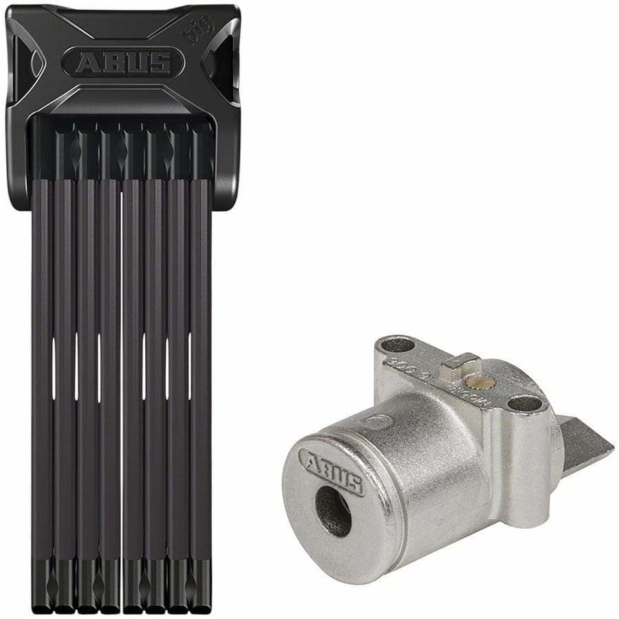 Abus Bordo 6015/120 Folding Lock with keyed alike eBike Battery Lock Core: Bosch Powertube (IT2.1), Premium Key (Plus)