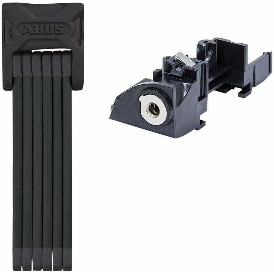 Abus Bordo 6015/90 Folding Lock with keyed alike eBike Battery Lock Core: Bosch Rack Type (RT2), Premium Key (Plus) *No Packaging