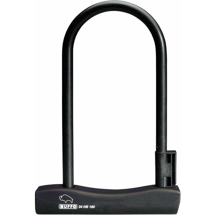 Abus Buffo Bike U-Lock - 4 x 9", Keyed, Black, Includes bracket