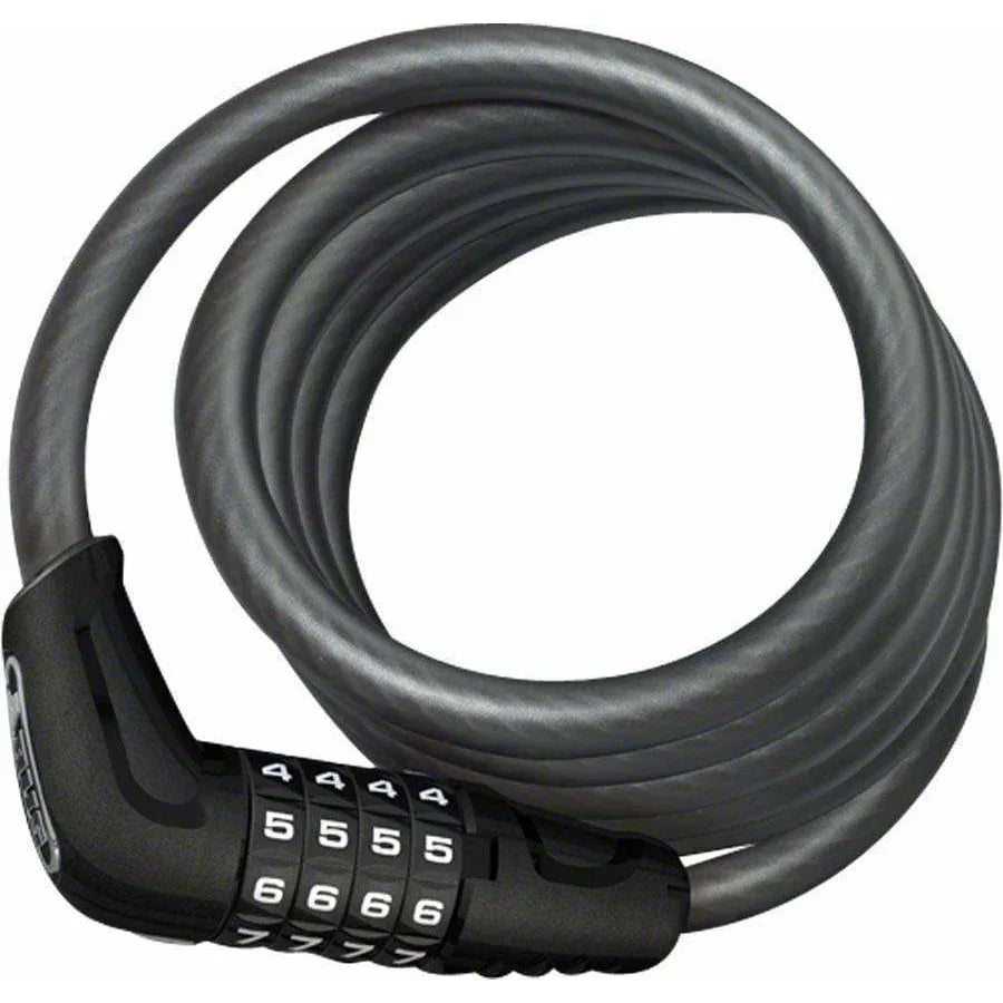 Abus Numero 5510 Combination Coiled Bike Cable Lock: 180cmx10mm With Mount