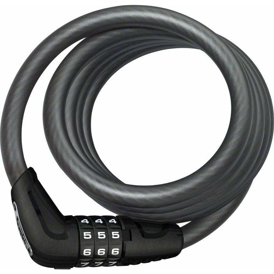 Abus Star 4508 Combination Coiled Bike Cable Lock: 150cm x 8mm