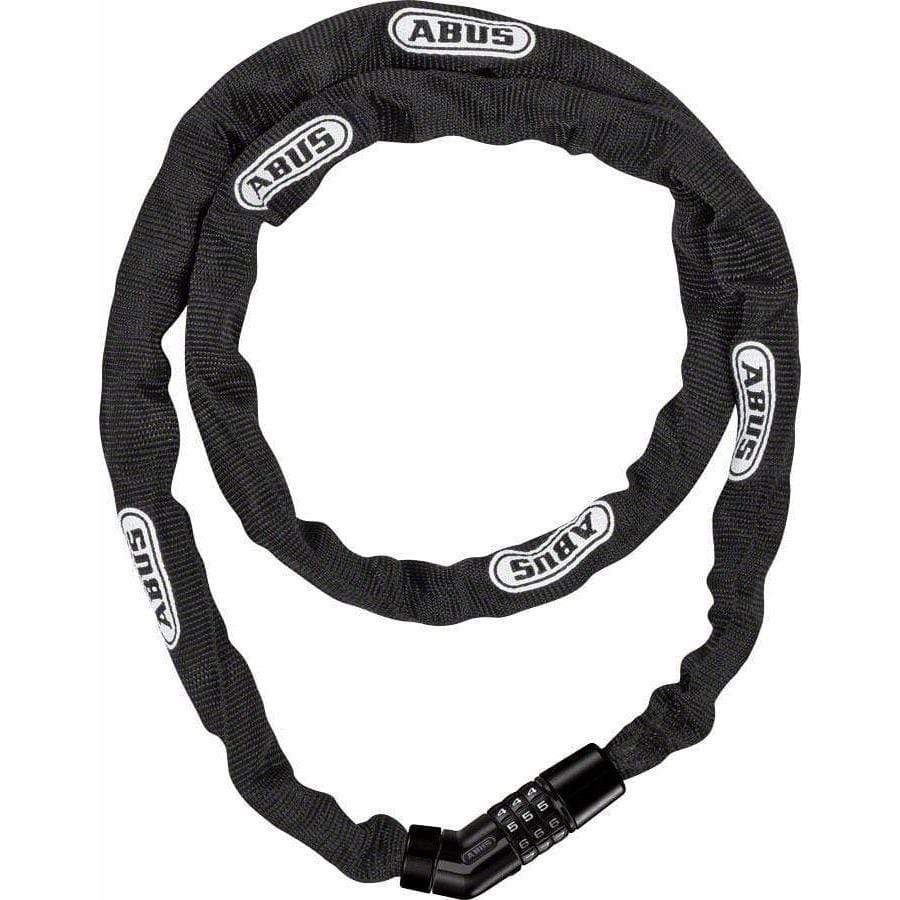 Abus Steel-O-Chain 4804C Combination Bike Lock: 110/4mm, Black