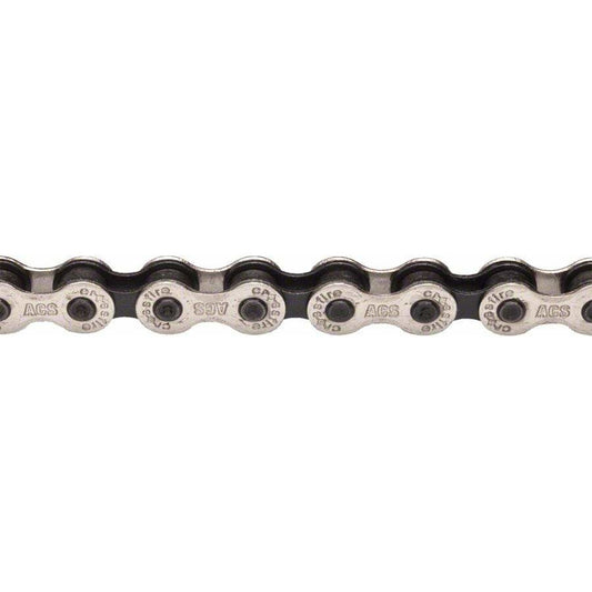 ACS Crossfire Chain - Single Speed 1/2" x 1/8", 106 Links, Silver - Chains - Bicycle Warehouse