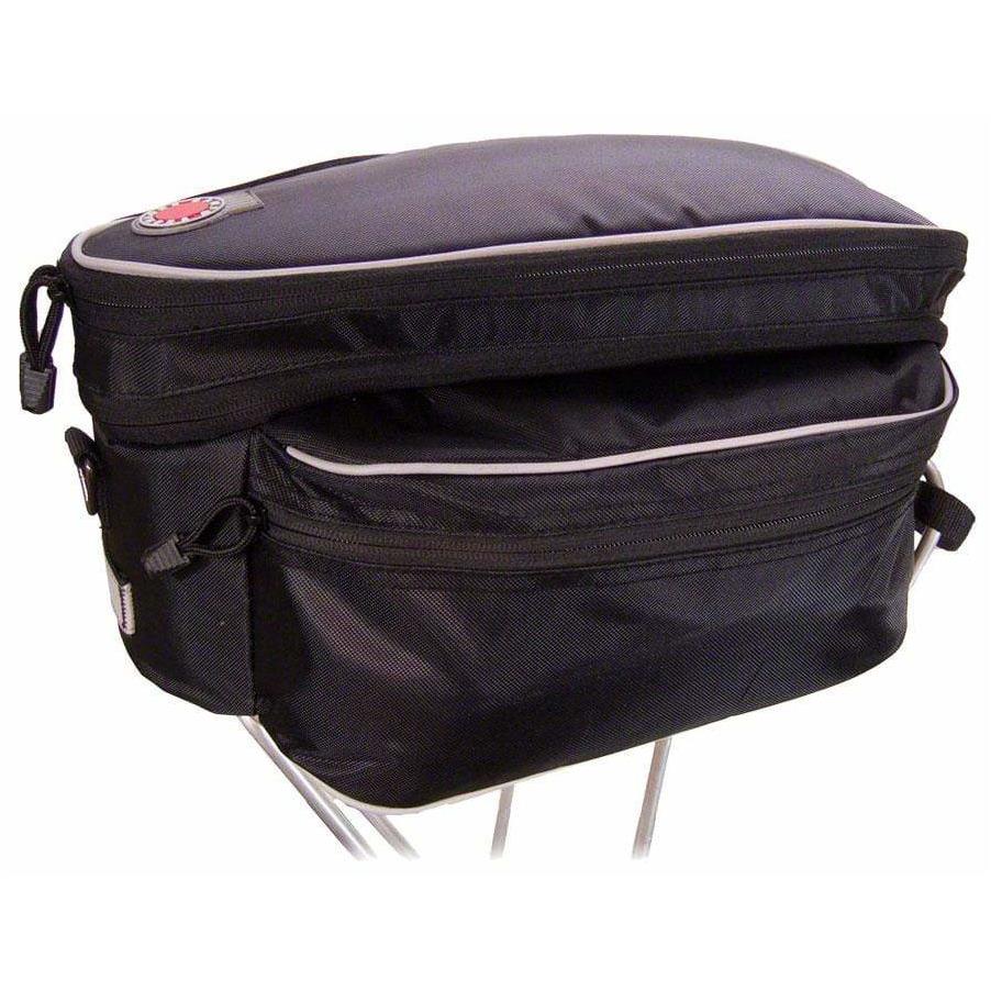 Banjo Brothers Expanding Rack Top Bike Bag - Black