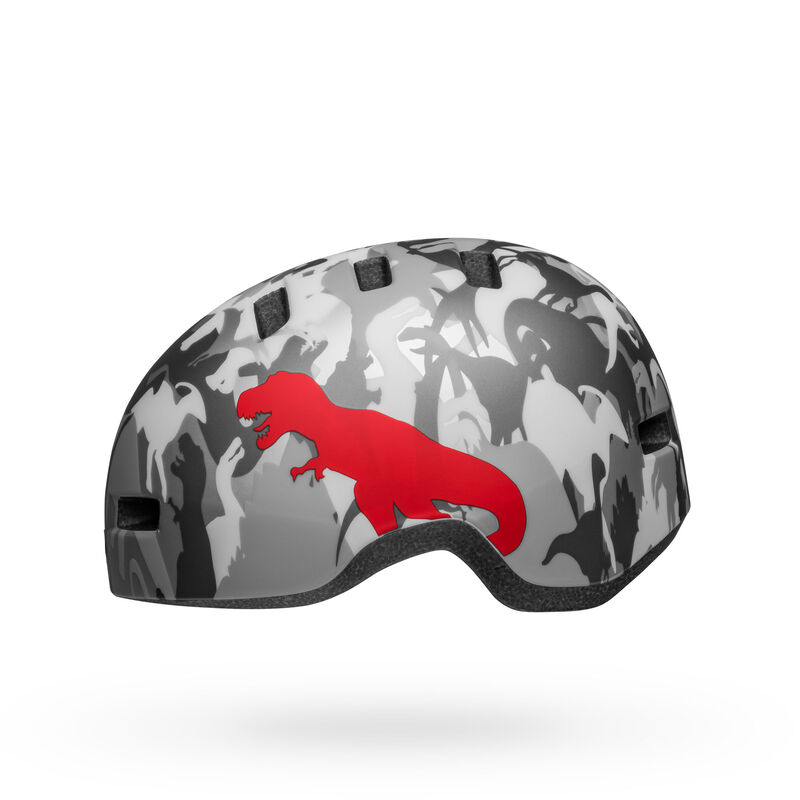 Bell Lil Ripper Toddler Bike Helmet - Camosaurus Grey - Helmets - Bicycle Warehouse