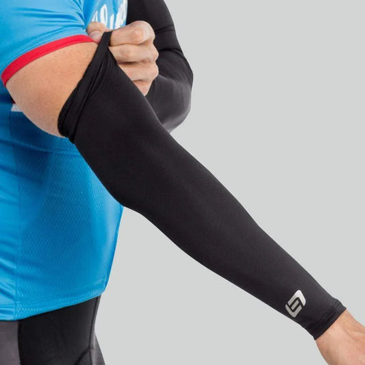Bellwether Black Coldflash UPF Cycling Sun Sleeves