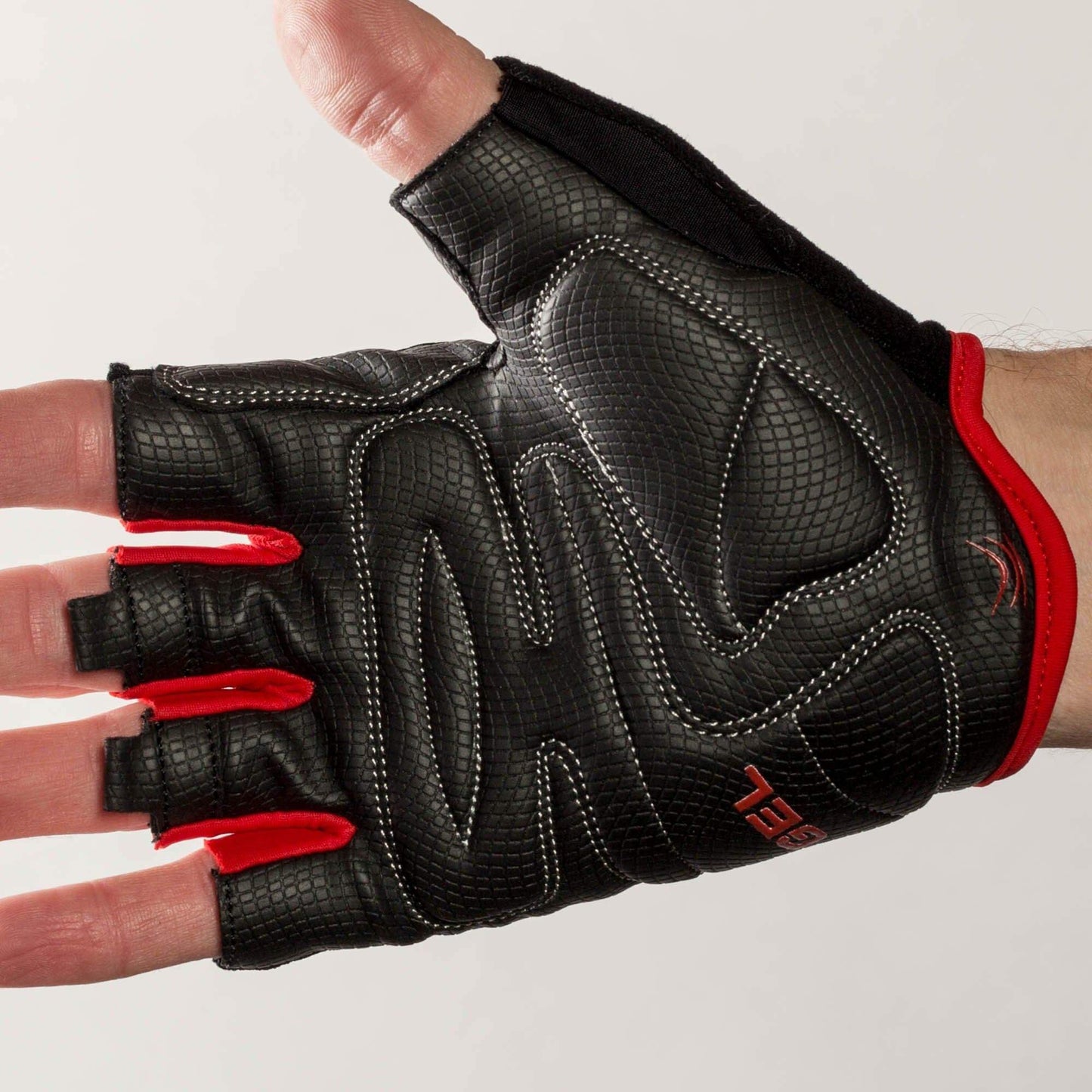 Bellwether Gel Supreme Fingerless Bike Gloves - Red