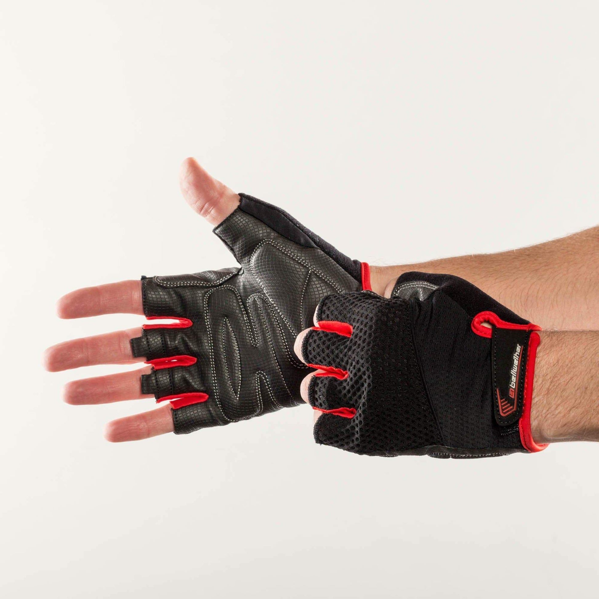 Bellwether Gel Supreme Fingerless Bike Gloves - Red