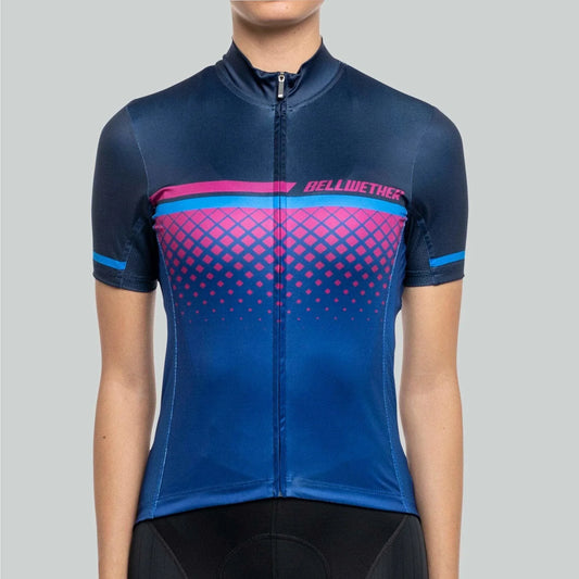 Bellwether Women's Gradient Road Bike Jersey - Blue