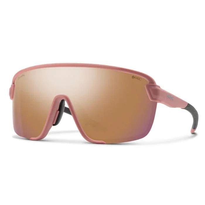 Smith Bobcat B4BC Chalk Rose + ChromaPop Rose Gold Mirror Lens Sunglasses - Eyewear - Bicycle Warehouse