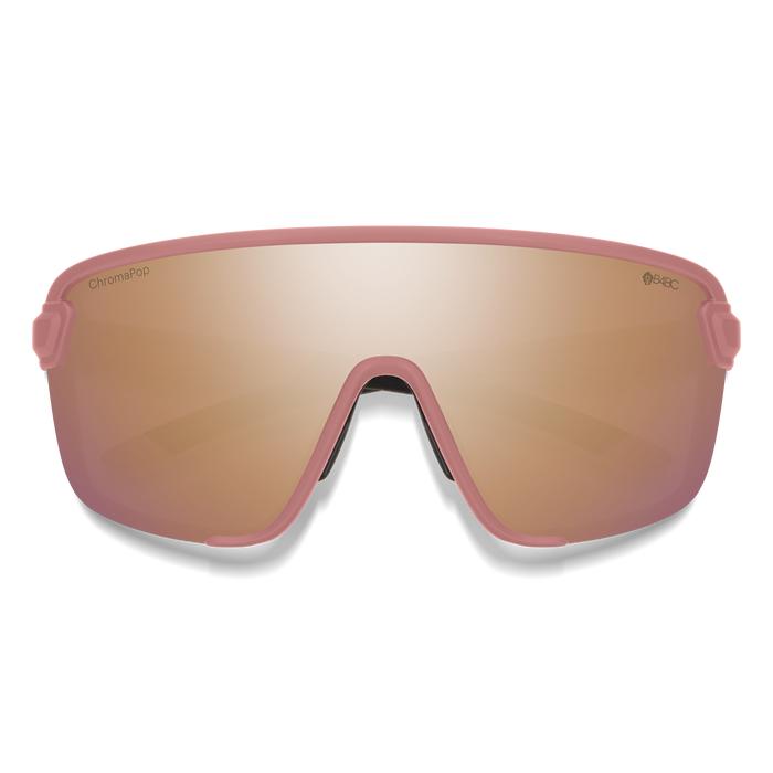Smith Bobcat B4BC Chalk Rose + ChromaPop Rose Gold Mirror Lens Sunglasses - Eyewear - Bicycle Warehouse