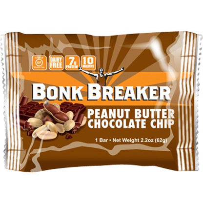 Bonk Breaker Energy Bar: Peanut Butter Dark Chocolate Chip, Box of 12