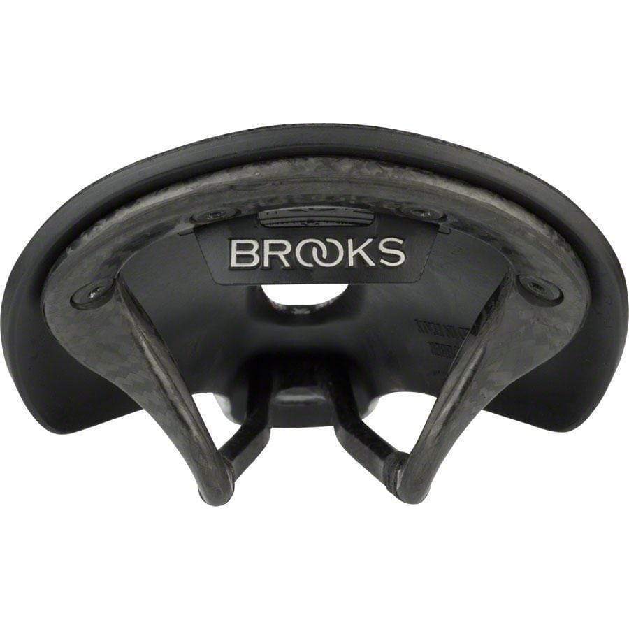 Brooks C13 Carved Cambium 145mm Saddle with black carbon rails