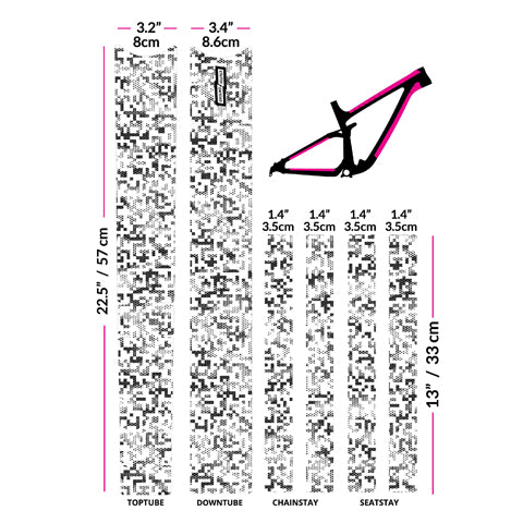 Giant Ground Keeper Frame Protector Kit - Parts - Bicycle Warehouse