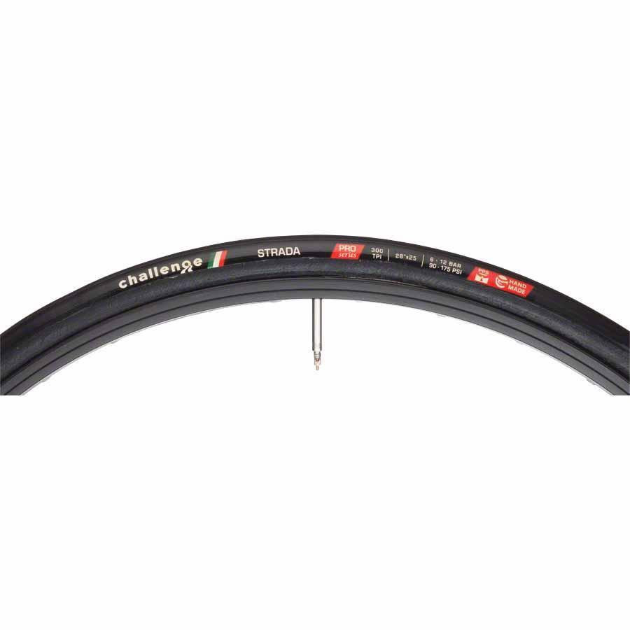 Challenge Strada Pro Bike Tire: Tubular, 700x25, 300tpi