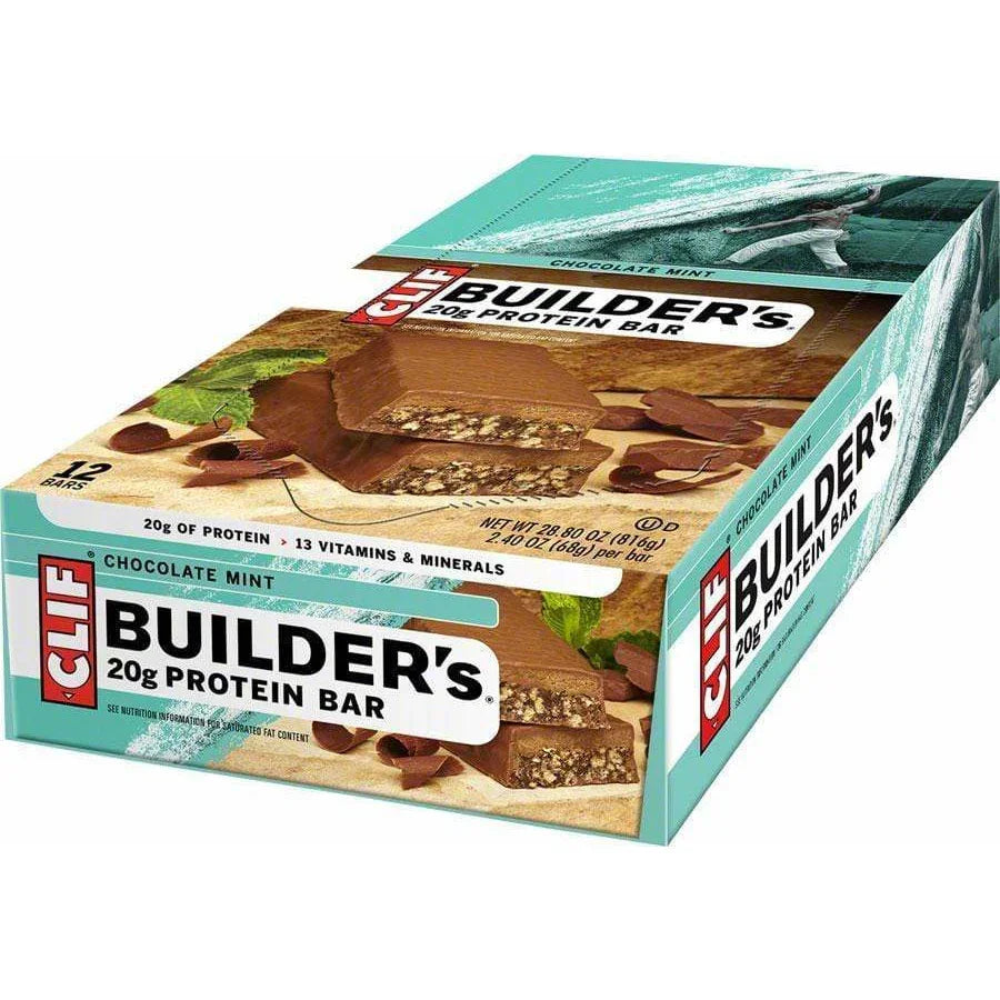 Clif Bar Clif Builder's Bar: Chocolate Mint Box of 12