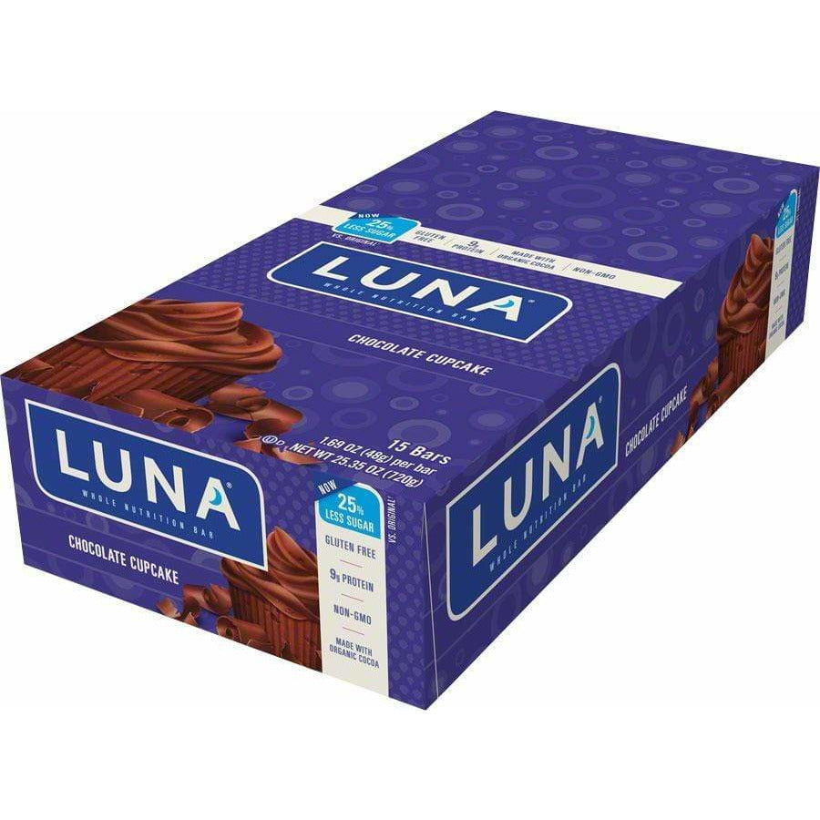 Clif Bar Clif Luna Bar: Chocolate Cupcake, Box of 15