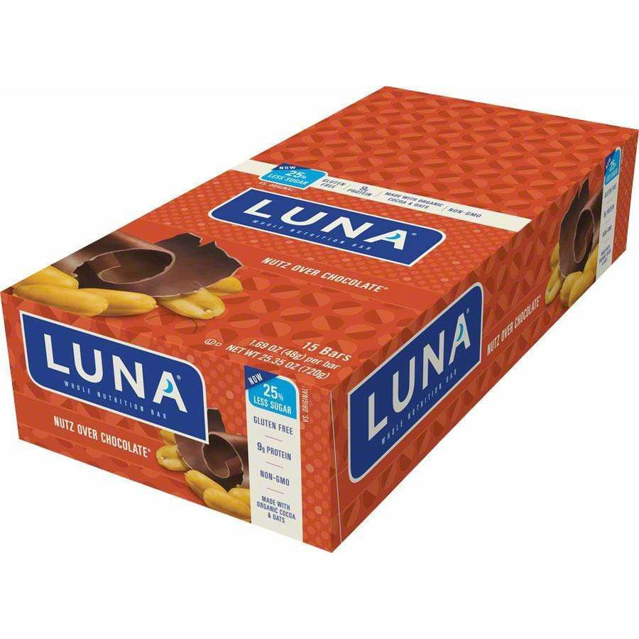 Clif Bar Clif Luna Bar: Nutz Over Chocolate Box of 15