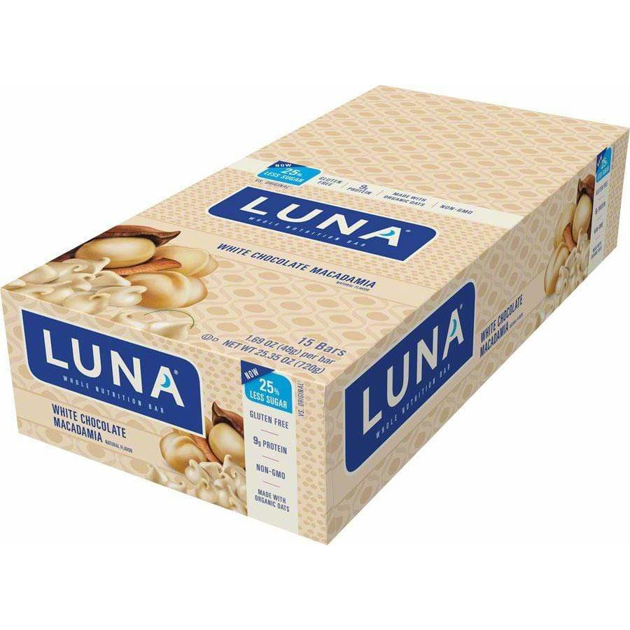 Clif Bar Clif Luna Bar: White Chocolate Macadamia Box of 15