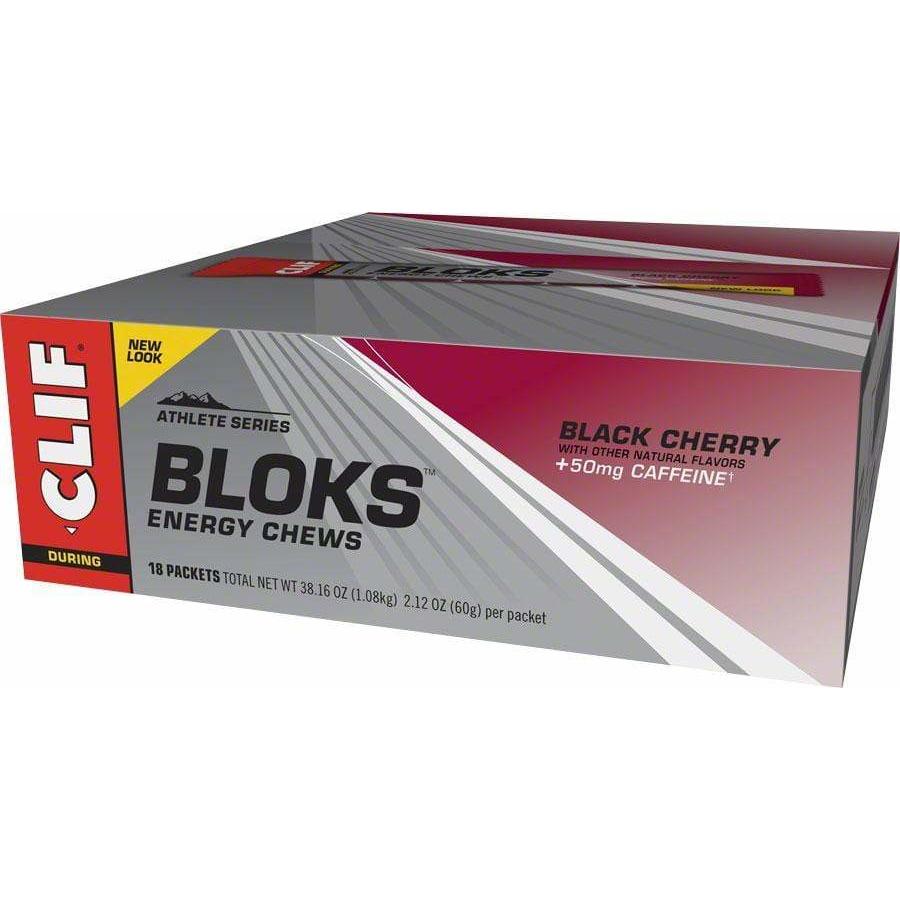 Clif Bar Clif Shot Bloks: Black Cherry with 50mg Caffeine Box of 18