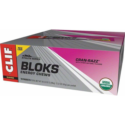 Clif Bar Clif Shot Bloks: Cran-Razz Box of 18