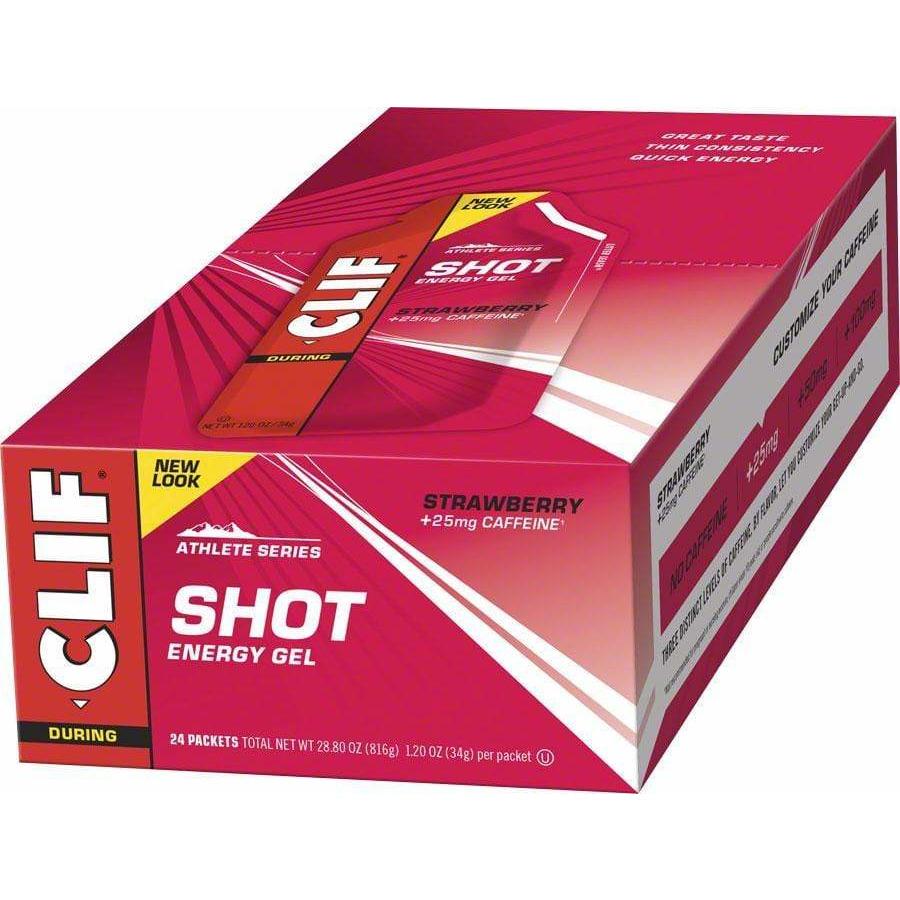 Clif Bar Clif Shot Gel: Strawberry with Caffeine 24-Pack