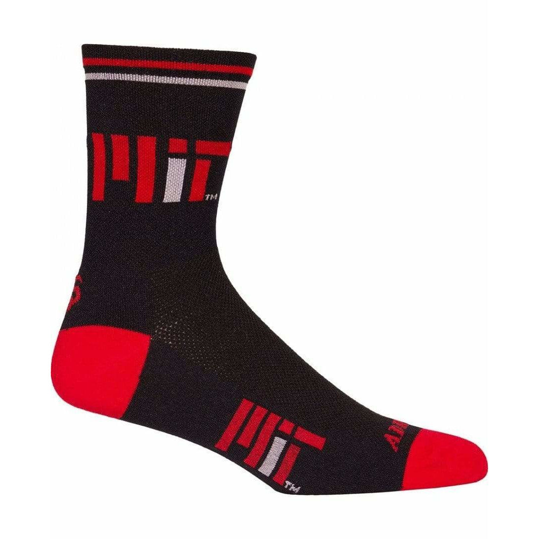 College Apparel MIT Black Cycling Socks