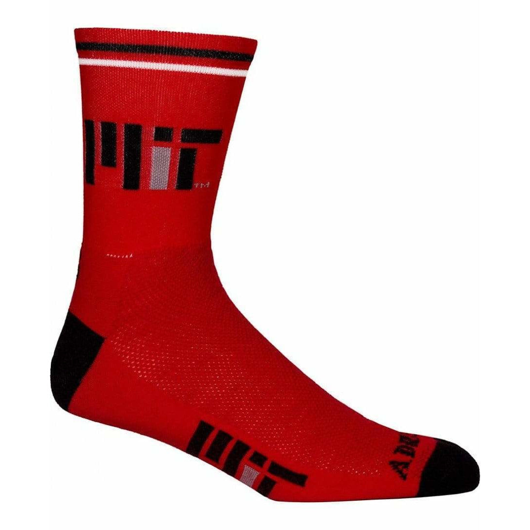 College Apparel MIT Red Cycling Socks