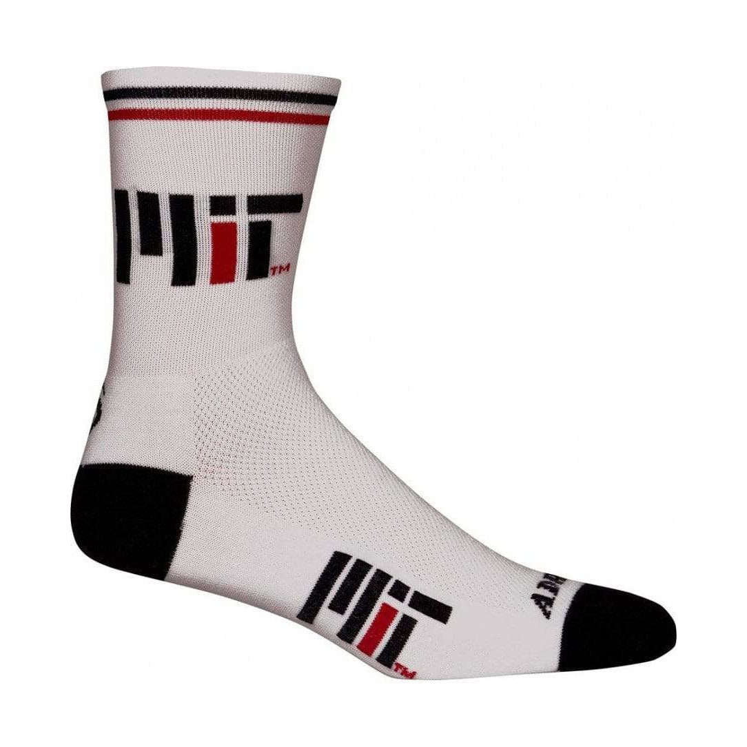 College Apparel MIT White Cycling Socks